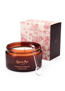 Luksusowa Świeca do masażu - Coco de Mer Massage Candle 200 gr  Figa i Kwiat Pomarańczy