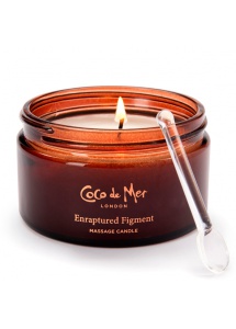 Luksusowa Świeca do masażu - Coco de Mer Massage Candle 200 gr  Figa i Kwiat Pomarańczy