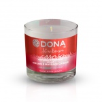 Świeca do masażu - azjatycki i lomi lomi - Dona Kissable Massage Candle Truskawkowa