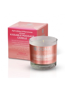 Świeca do masażu - azjatycki i lomi lomi - Dona Kissable Massage Candle Waniliowa
