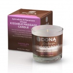 Świeca do masażu - azjatycki i lomi lomi - Dona Kissable Massage Candle Czekoladowa