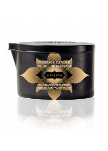 Świeca zapachowa do masażu bez parfiny - Kama Sutra Massage Candle Drewno Sandałowe - duża 170gram