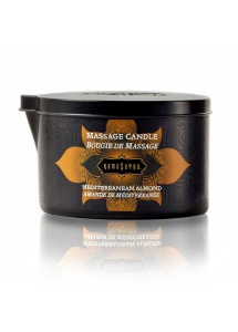 Świeca zapachowa do masażu  bez parfiny - Kama Sutra Massage Candle Migdały i Czereśnia - duża 170gram
