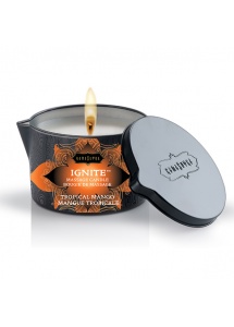 Świeca zapachowa do masażu  bez parfiny - KamaSutra Massage Candle Mango - duża 170gram