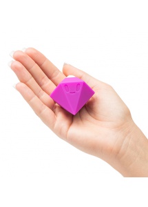 Symulator łechtaczki kolorowy - Tokidoki Silicone Purple Diamond Clitoral Vibrator 