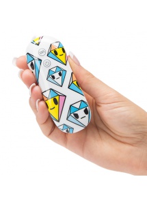 Symulator łechtaczki kolorowy - Tokidoki Silicone Purple Diamond Clitoral Vibrator 