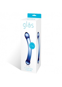 Szklane dildo do punktu G - Glas Curved G-Spot Glass Dildo  