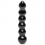 Szklane dildo - Fifty Shades of Grey Freed Glass Beaded Dildo Black 