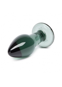 Szklany korek analny - Fifty Shades of Grey Darker Something Darker Glass Butt Plug 