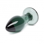 Szklany korek analny - Fifty Shades of Grey Darker Something Darker Glass Butt Plug 