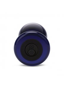 Szklany wibrujący korek analny - Glas Rechargeable Remote Controlled Vibrating Butt Plug