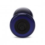 Szklany wibrujący korek analny - Glas Rechargeable Remote Controlled Vibrating Butt Plug