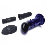 Szklany wibrujący masażer prostaty i punktu G - Glas Rechargeable Remote Controlled Vibrating Dotted G-Spot/P-Spot Plug 