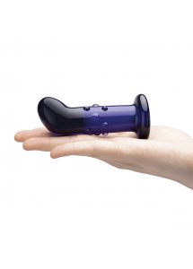 Szklany wibrujący masażer prostaty i punktu G - Glas Rechargeable Remote Controlled Vibrating Dotted G-Spot/P-Spot Plug 