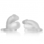 Sztuczny penis na uprzęży - Perfect Fit Fun Boy 16,5 cm  Przezroczysty