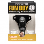 Sztuczny penis na uprzęży - Perfect Fit Fun Boy 11,5 cm  Czarny