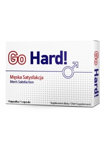 Tabletka bardzo mocna na erekcję GO HARD  1 kapsułka