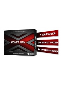 Tabletki bardzo mocne na erekcję POWER MAN 10 kapsułek