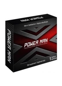 Tabletki bardzo mocne na erekcję POWER MAN 1 kapsułka