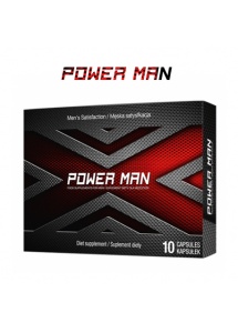 Tabletki bardzo mocne na erekcję POWER MAN 10 kapsułek