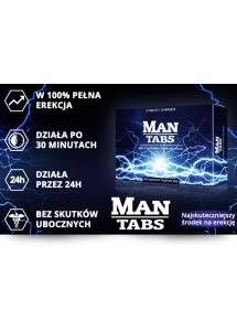 Tabletki hit na erekcję Man Tabs 10 kapsułek