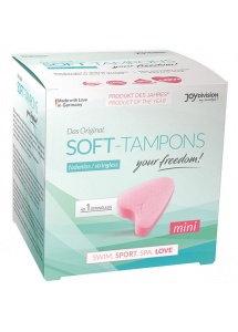 Tampony na specjalne okazje - Joydivision Soft-Tampons Stringless Mini 3 szt