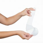 Taśma do modelowania piersi - Biust od A do F - Bye Bra Perfect Cleavage Tape - Cieliste - 9 par