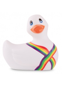 Tęczowy masażer kaczuszka - I Rub My Duckie 2.0 Pride  