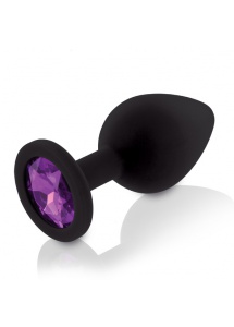 Trzy plugi analne z klejnotem - Rianne S Booty Plug Set 3x czarny