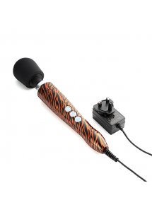 Tytanowo-Aluminiowy Solidny Masażer sieciowy metalowy - Doxy Die Cast Wand Massager Tiger