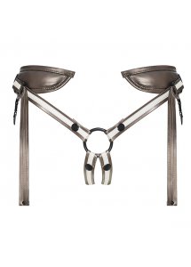 Uprząż do strap-on skórzane paski - Strap-On-Me Leatherette Harness Desirous  