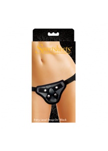 Uprząż do strap-on - Sportsheets Entry Level Strap-On  czarna