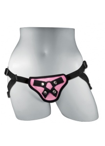 Uprząż do strap-on - Sportsheets Entry Level Strap-On  różowa