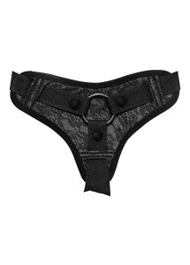 Uprząż do strap-on - Sportsheets Midnight Lace Strap-On  