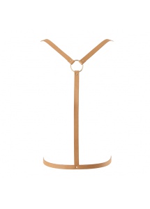 Uprząż w kształcie Y - Bijoux Indiscrets Maze Y Harness  Brązowy