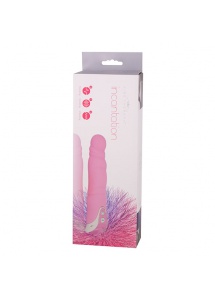 Vibe Therapy Incantation – Pofałdowany wibrator silikonowy różowy