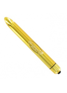 Wąski i długi wibrator Rocks Off - RO-150mm Slimline Gold