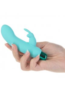 Wibrator 2w1 króliczek - PowerBullet Alice’s Bunny Vibrator 10 Function  Zielony