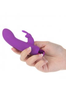 Wibrator 2w1 króliczek - PowerBullet Alice’s Bunny Vibrator 10 Function  Fioletowy