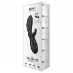 Wibrator analny unisex - The Rabbit Company The Backdoor Rabbit  Czarny