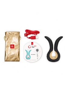 Wibrator anatomiczny dla par - Fun Toys Gvibe Mini Tiffany  Złoty 24k