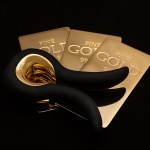 Wibrator anatomiczny dla par - Fun Toys Gvibe Mini Tiffany  Złoty 24k