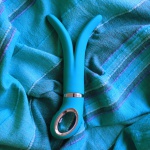Wibrator anatomiczny - Fun Toys Gvibe 2 niebieski