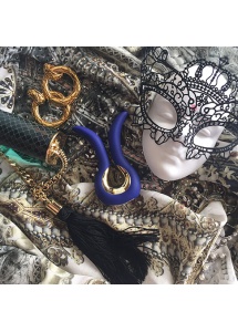 Wibrator anatomiczny dla par - Fun Toys Gvibe Mini Tiffany  Niebieski