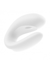 Wibrator dla par sterowany aplikacją - Satisfyer Double Joy   Biały