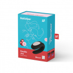 Wibrator dla par sterowany aplikacją - Satisfyer Double Joy   Czarny