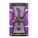 Wibrator do punktu G - Closet Collection Carrie B Slim G Vibrator Purpl 