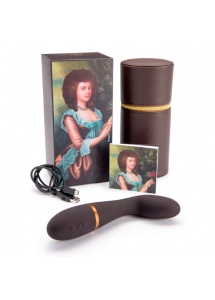 Luksusowy Wibrator do punktu G - Coco de Mer Georgiana G-Spot Vibrator Brown  