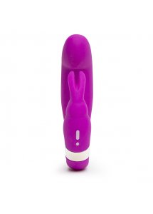 Wibrator do punktu G i łechtaczki - Happy Rabbit G-Spot Clitoral Curve Vibrator  