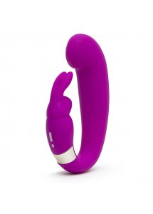 Wibrator do punktu G i łechtaczki - Happy Rabbit G-Spot Clitoral Curve Vibrator  